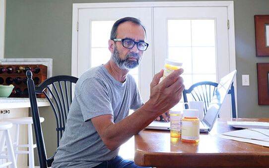 The examination of the drug