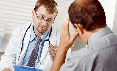 Patient consultation with doctor