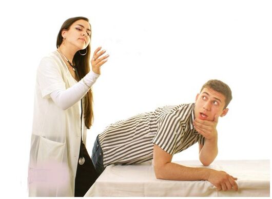 Cure male diseases with massage